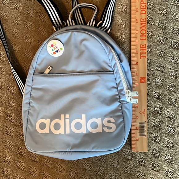Adidas Backpack Light Blue and White - Picture 3 of 5